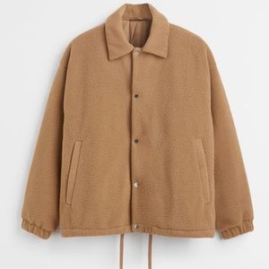 H&M Padded Fleece Coat Jacket